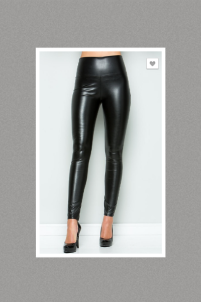 LA - High Waist Faux Leather PU Legging