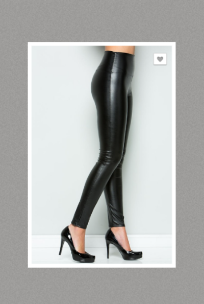 LA - High Waist Faux Leather PU Legging
