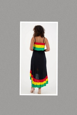 Juneteenth One Love High Low Summer Dress