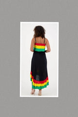 Juneteenth One Love High Low Summer Dress