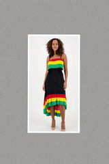 Juneteenth One Love High Low Summer Dress