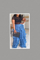Top Tier Denim Pants (Dark Blue)