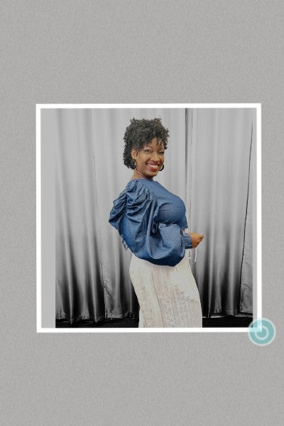 Lightweight Sexy Denim Top (One Size Fits Up To 2XL)