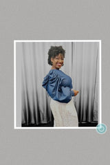 Lightweight Sexy Denim Top (One Size Fits Up To 2XL)