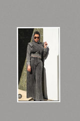 Major Moves Sculpted Wide Leg Jogger Set