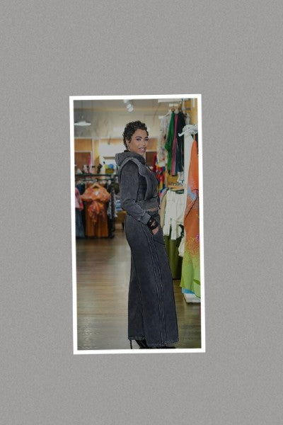 Major Moves Sculpted Wide Leg Jogger Set