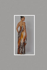 Adalia Maxi Leopard Print Maxi Dress