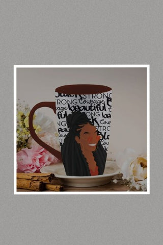 Black and Beautiful Coffee Mug