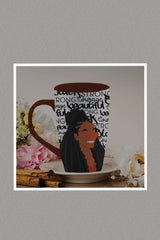 Black and Beautiful Coffee Mug