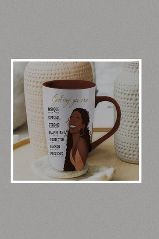 God Says, Coffee Mug