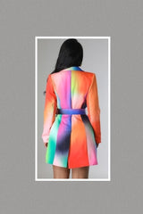 Rainbow Jacket Dress