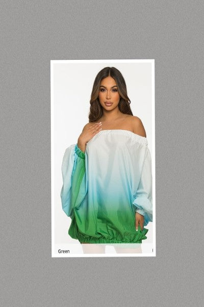 Ombre Balloon Dress or Tunic