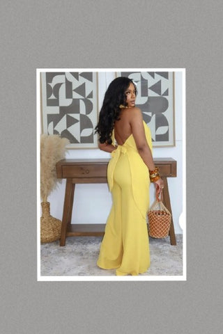 Selina's Draped Halter Wide Leg Paint Set