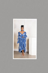 Tie Dye 2 n 1 Maxi Denim Skirt/Dress