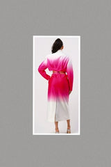 Color Gradient Spring Trench Coat